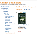 Conscious Calm hits #1 in Stress Management